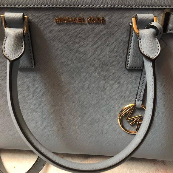 Pale Blue Michael Kors Dillon Satchel/Handbag - Picture 5 of 9